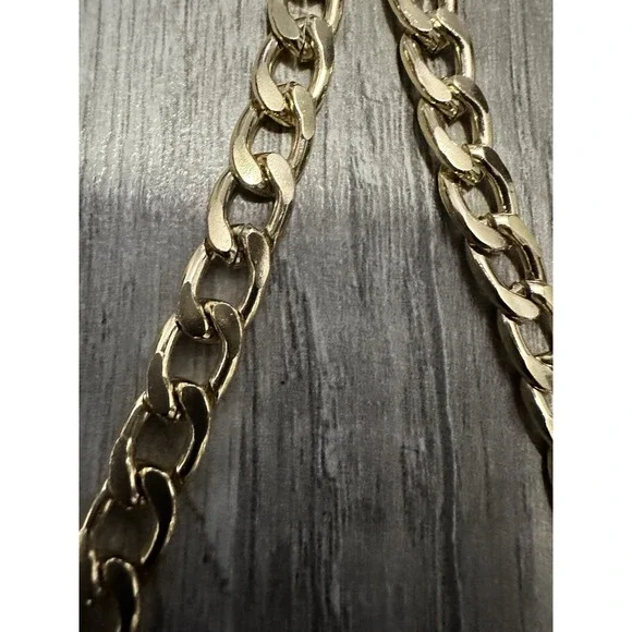 Urban‎ Outfitters Cowl Slip Dress Black Mini Dress Gold Chain Straps Zip Medium - Picture 3 of 12